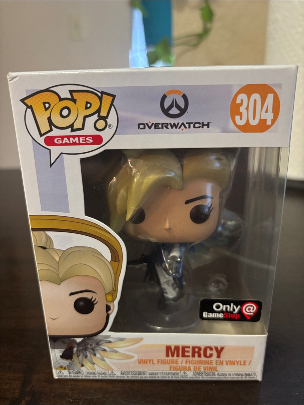 Funko Pop! Games Mercy Vinyl Figure - Blonde, White, Gold